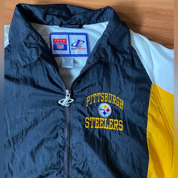 NFL Vintage Steelers Windbreaker/Jacket Logo Athletic Size XL - Picture 10 of 10